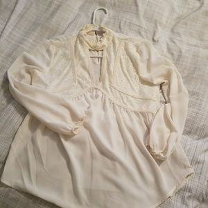 Ny&Co Choker V-neck blouse